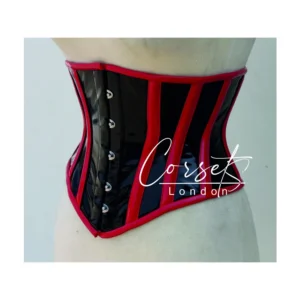 Sexy Steel boned underbust PVC Corset, waist Trainer, body shaper