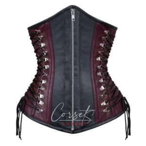 Gothic style, Steampunk Real Leather Under bust Corset