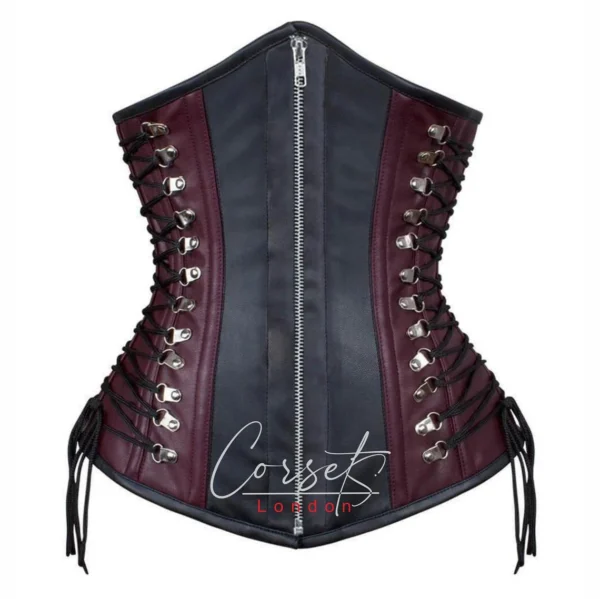 Gothic style, Steampunk Real Leather Under bust Corset