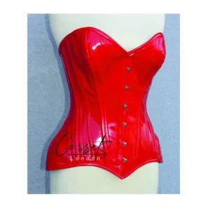 Red elegant Over bust heart shape corset, steel boned Bustiers Available in a range of colours